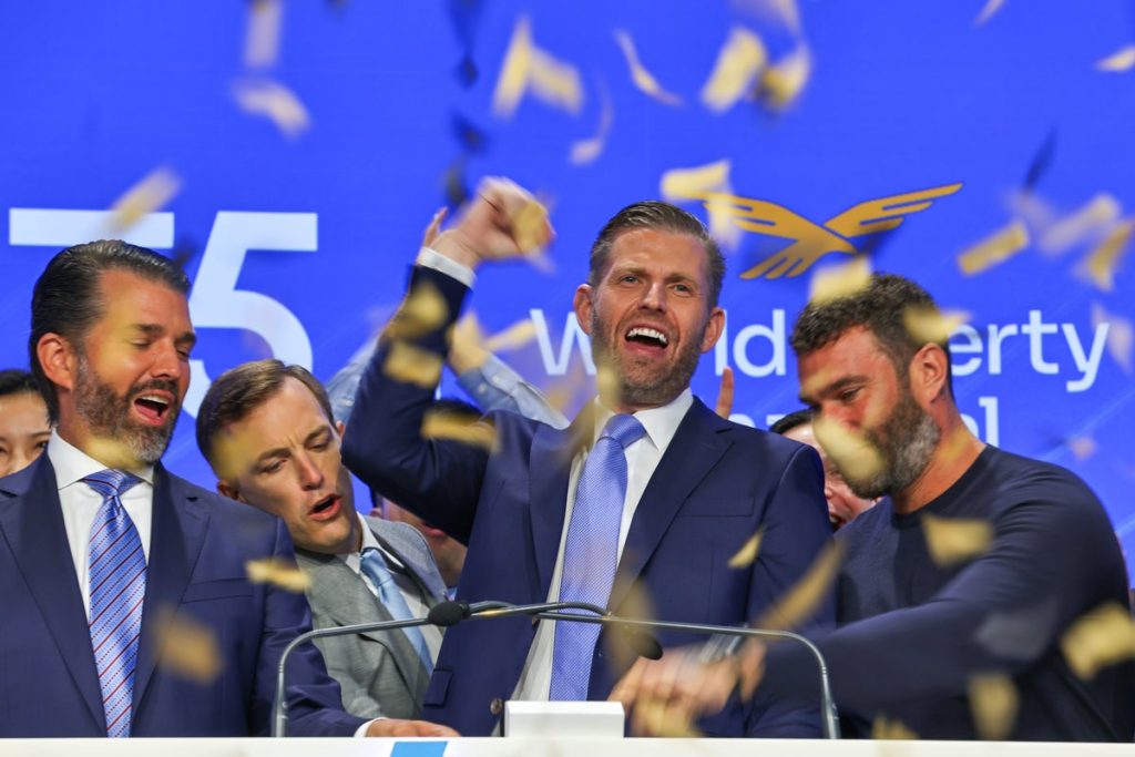 Eric Trump booted from cryptocurrency board after company talks with stock regulators